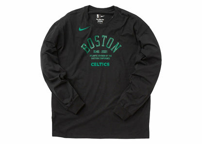 Nike NBA Boston Celtics Practice L/S T-shirt Black/Green