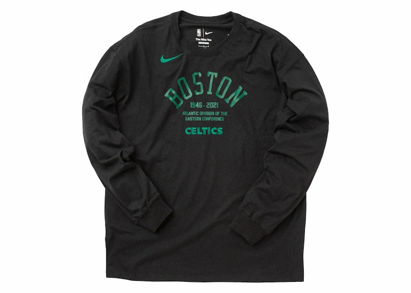 Nike NBA Boston Celtics Practice L/S T-shirt Black/Green