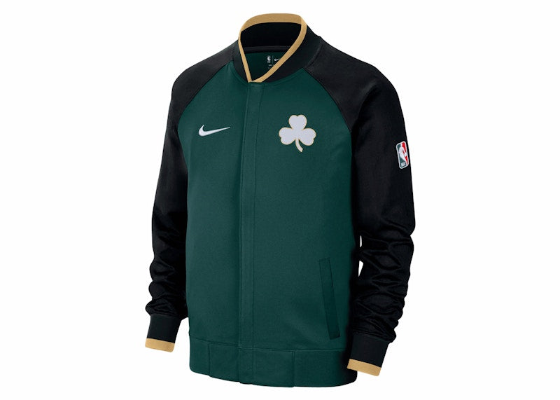 Nike NBA Boston Celtics Showtime City Edition Dri-Fit Jacket Dark Green/Black