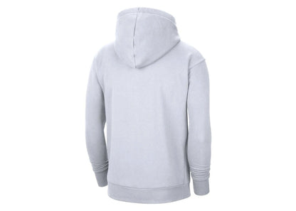 Nike NBA Brooklyn Nets City Edition Fleece Pullover Hoodie Grey