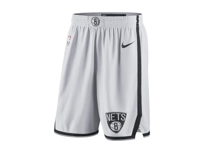 Nike NBA Brooklyn Nets City Edition Swingman Shorts White/Black