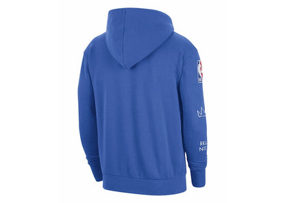 Nike NBA Brooklyn Nets Courtside City Edition Loose Fit Hoodie Royal Blue