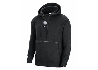 Nike NBA Brooklyn Nets Courtside Fleece Pullover Loose Fit Hoodie Black