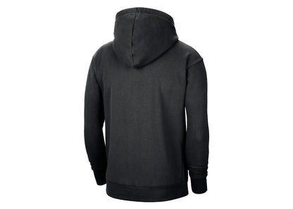 Nike NBA Brooklyn Nets Essential Fleece Pullover Loose Fit Hoodie Black