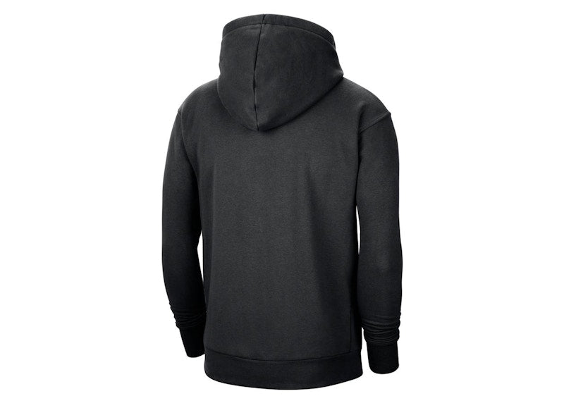 Nike NBA Brooklyn Nets Essential Fleece Pullover Loose Fit Hoodie Black