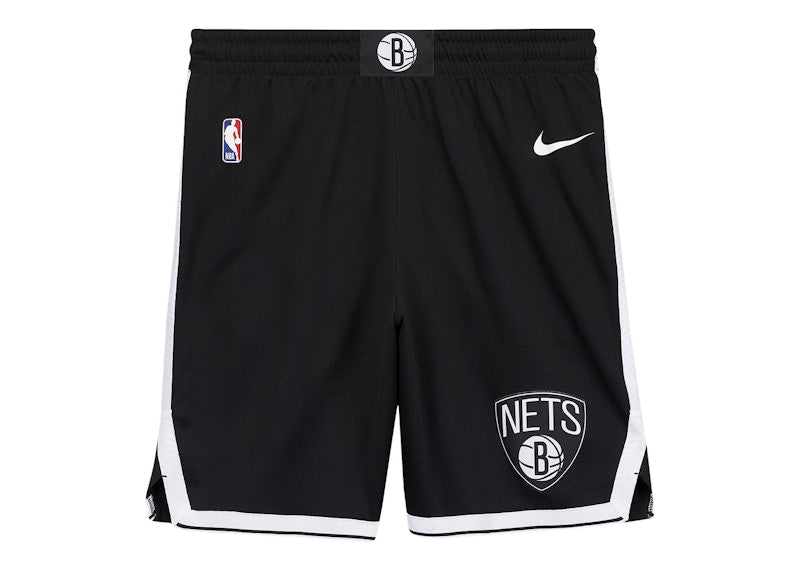 Nike NBA Brooklyn Nets Icon Edition Dri-FIT Swingman Shorts Black/White