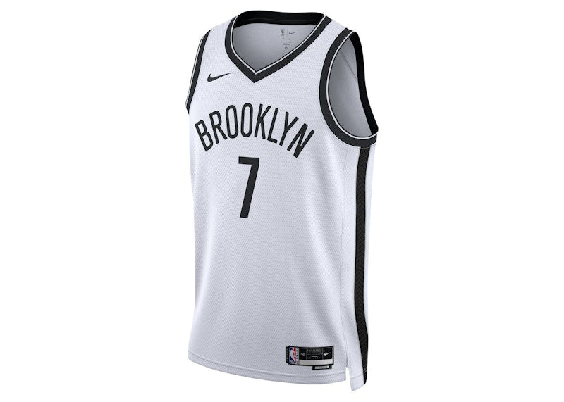 Nike NBA Brooklyn Nets Kevin Durant 2023/24 Association Edition Jersey Cloud White/Core Black