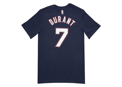 Nike NBA Brooklyn Nets Kevin Durant T-shirt Dark Blue