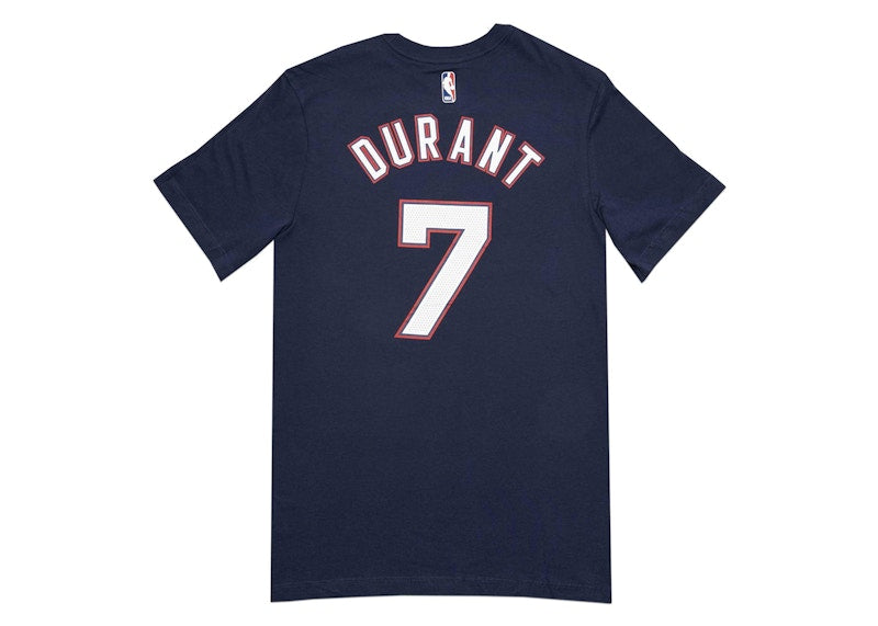 Nike NBA Brooklyn Nets Kevin Durant T-shirt Dark Blue