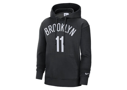 Nike NBA Brooklyn Nets Kyrie Irving Fleece Pullover Hoodie Black/White
