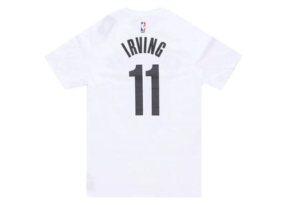 Nike NBA Brooklyn Nets Kyrie Irving Short Sleeve T-shirt White/Black
