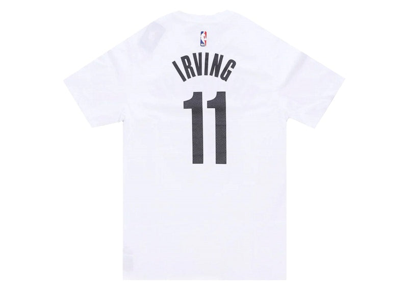 Nike NBA Brooklyn Nets Kyrie Irving Short Sleeve T-shirt White/Black