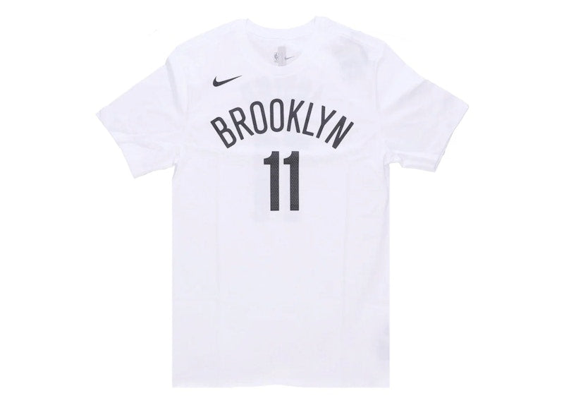 Nike NBA Brooklyn Nets Kyrie Irving Short Sleeve T-shirt White/Black