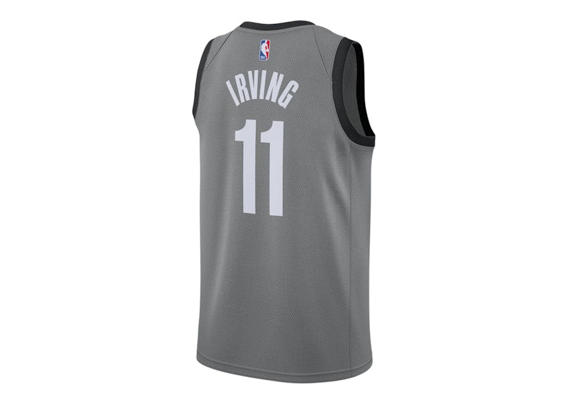 Nike NBA Brooklyn Nets Kyrie Irving Statement Edition 2020 Swingman Jersey Grey/Black