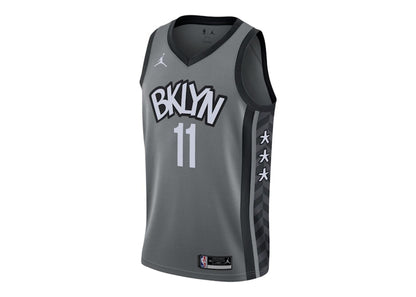 Nike NBA Brooklyn Nets Kyrie Irving Statement Edition 2020 Swingman Jersey Grey/Black
