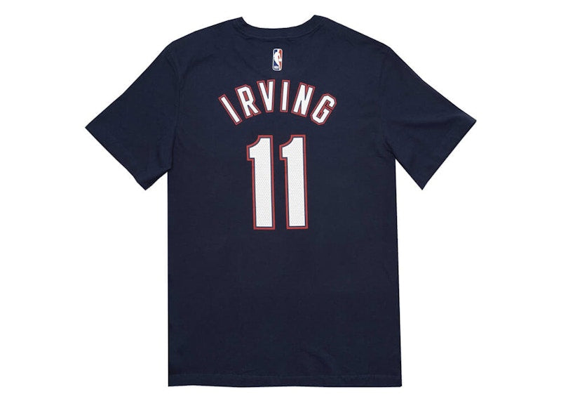 Nike NBA Brooklyn Nets Kyrie Irving T-shirt Dark Blue