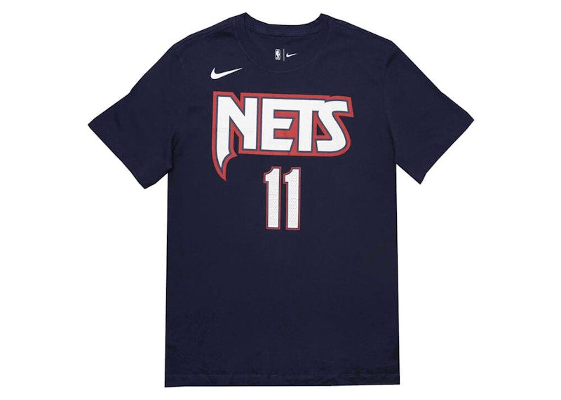 Nike NBA Brooklyn Nets Kyrie Irving T-shirt Dark Blue