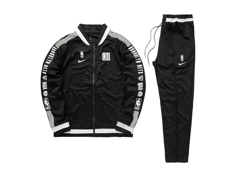 Nike NBA Brooklyn Nets Starting 5 Dri-Fit Tracksuit Black/White
