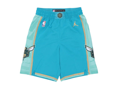 Nike NBA Charlotte Hornets City Edition 2023/24 Swingman shorts Teal/Club Gold