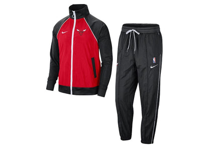 Nike NBA Chicago Bulls Courtside Tracksuit Black/Red