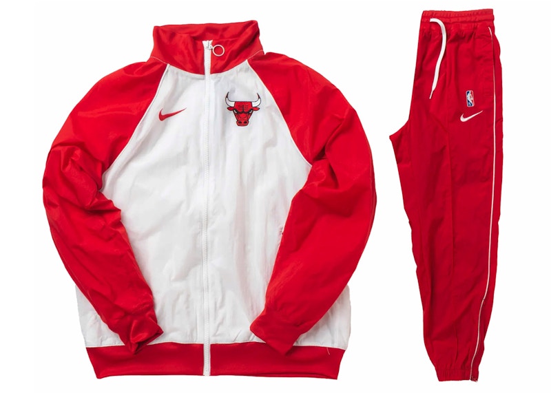 Nike NBA Chicago Bulls Courtside Tracksuit Red/White