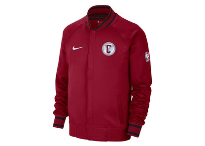 Nike NBA Chicago Bulls Showtime City Edition Dri-Fit Jacket Dark Red