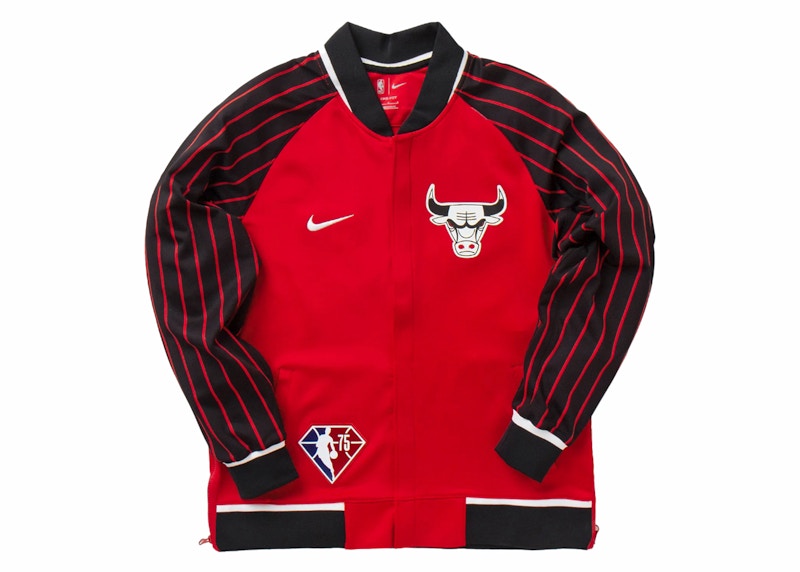 Nike NBA Chicago Bulls Showtime Mixtape Edition Jacket Red