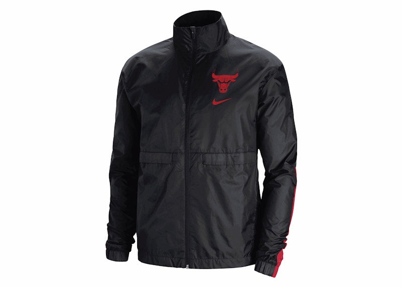 Nike NBA Chicago Bulls Tracksuit Courtside Jacket Black/Red