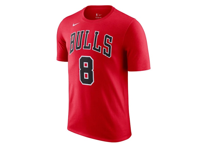 Nike NBA Chicago Bulls Zach Lavine T-shirt Red/Black