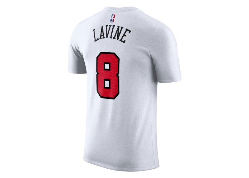 Nike NBA Chicago Bulls Zach Lavine T-shirt White