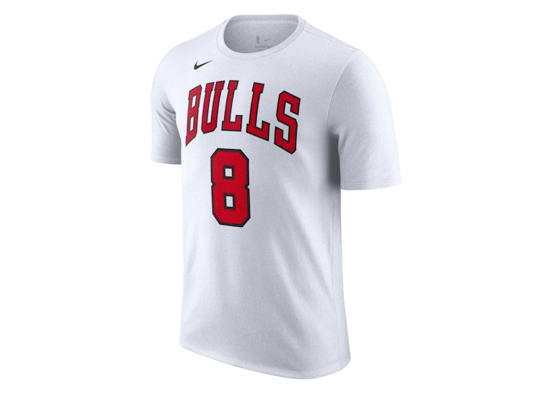 Nike NBA Chicago Bulls Zach Lavine T-shirt White