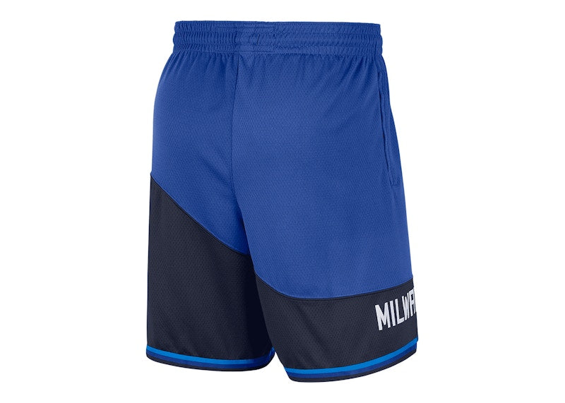 Nike NBA City Edition 2020 Milwaukee Bucks Swingman Shorts Blue