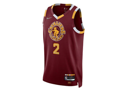 Nike NBA Cleveland Cavaliers Collin Sexton City Edition Jersey Dark Red