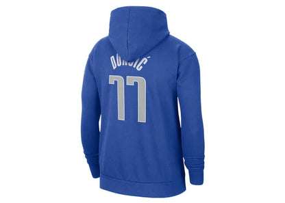 Nike NBA Dallas Mavericks Luca Doncic Essential Fleece Pullover Hoodie Blue