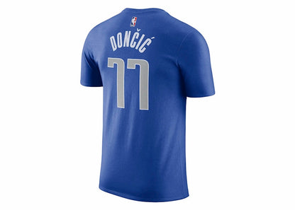 Nike NBA Dallas Mavericks Luka Doncic T-shirt Blue