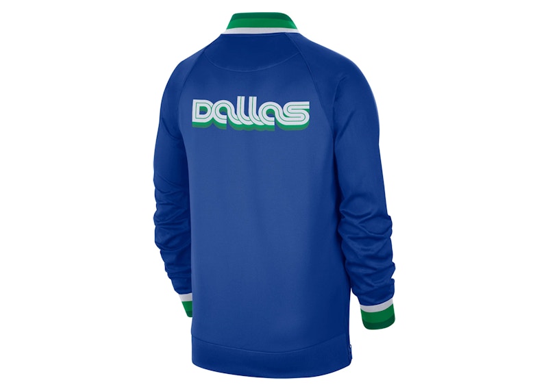Nike NBA Dallas Mavericks Showtime City Editiion Dri-Fit Jacket Blue