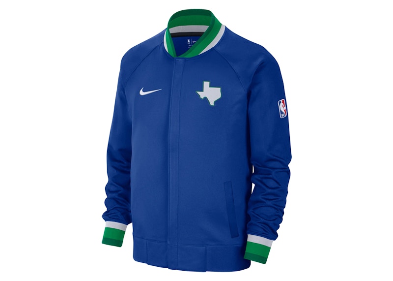 Nike NBA Dallas Mavericks Showtime City Editiion Dri-Fit Jacket Blue