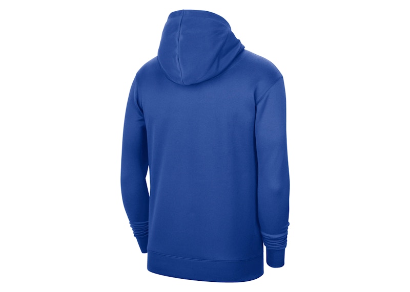 Nike NBA Dallas Mavericks Spotlight Dri-fit Loose Fit Hoodie Blue