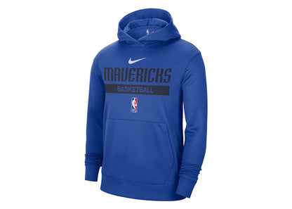 Nike NBA Dallas Mavericks Spotlight Dri-fit Loose Fit Hoodie Blue