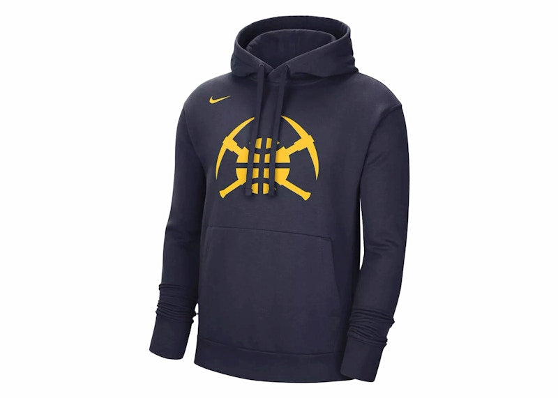 Nike NBA Denver Nuggets Essential Fleece Pullover Hoodie Navy