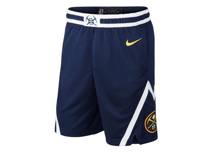 Nike NBA Denver Nuggets Icon Edition Swingman Dri-FIT Shorts Navy/Yellow