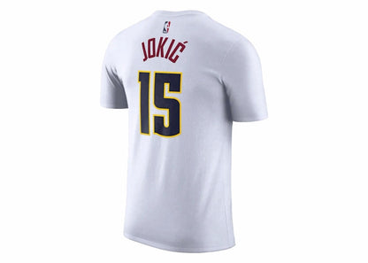 Nike NBA Denver Nuggets Nikola Jokic T-shirt White