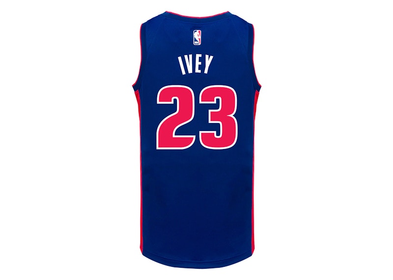 Nike NBA Detroit Pistons Jaden Ivey Icon Swingman 2024/25 Jersey Blue