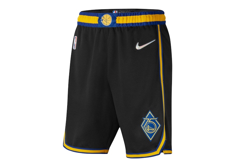 Nike NBA Golden State Warriors City Edition Dri-FIT Swingman Shorts Black