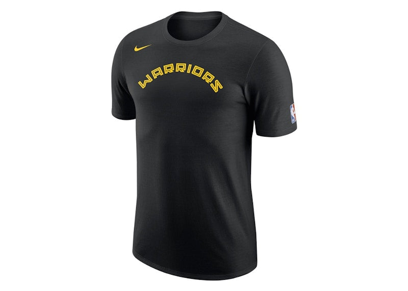 Nike NBA Golden State Warriors City Edition T-shirt Black/Yellow