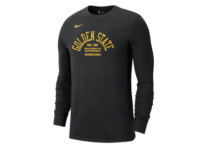 Nike NBA Golden State Warriors L/S T-shirt Black/Yellow