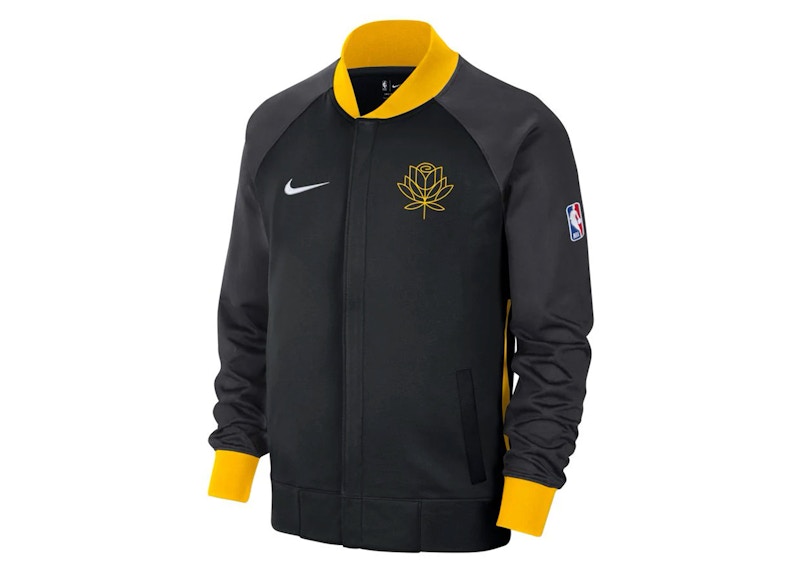 Nike NBA Golden State Warriors Showtime City Edition Dri-Fit Jacket Black