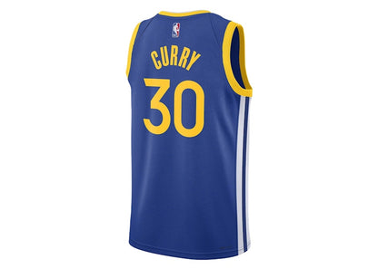 Nike NBA Golden State Warriors Stephen Curry Icon Edition Dri-FIT Jersey Blue/White/Yellow