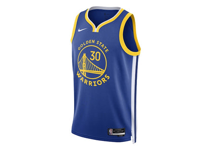 Nike NBA Golden State Warriors Stephen Curry Icon Edition Dri-FIT Jersey Blue/White/Yellow