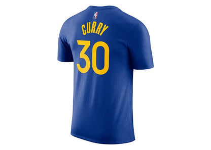 Nike NBA Golden State Warriors Stephen Curry T-shirt Blue/Yellow